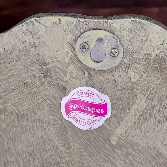 Spoontiques Frog Somebody Out There Kiss Me Stepping Stone Wall Plaque 9.5" - Picture 4 of 7